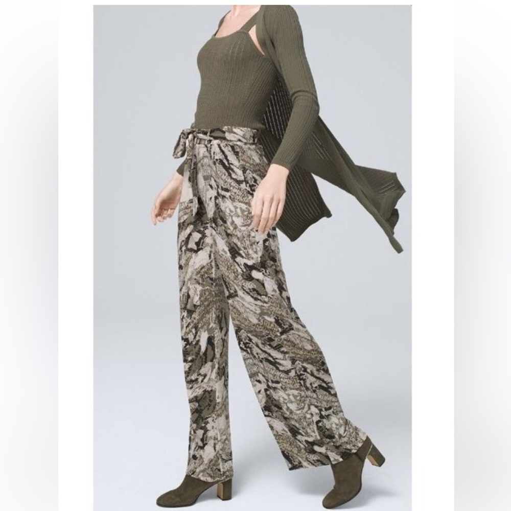 White House Black Market MJ Camo Wide Leg - Size XL